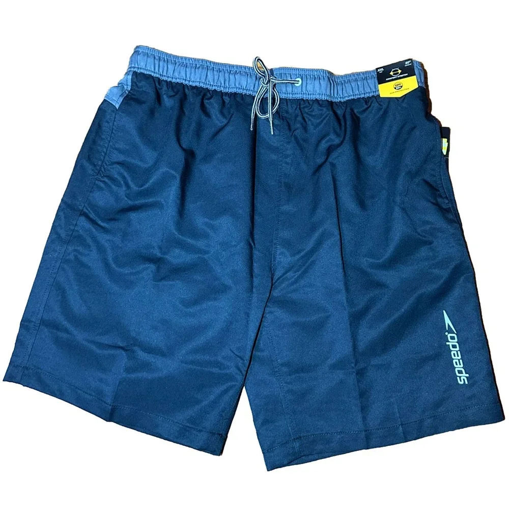 Men's Speedo Swim Shorts Trunks Comfort Stretch UPF 50+ 20